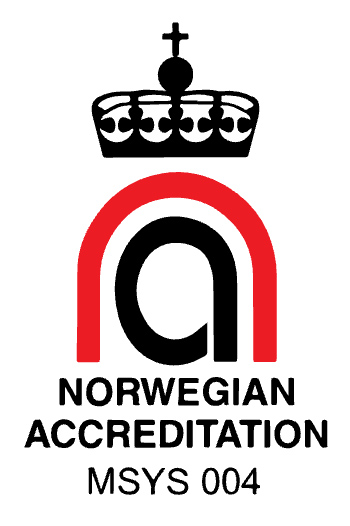 Norwegian accreditation logo